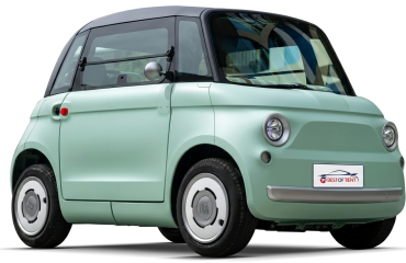 Fiat Topolino | Visione Laterale | Colore Verde Menta Pastello