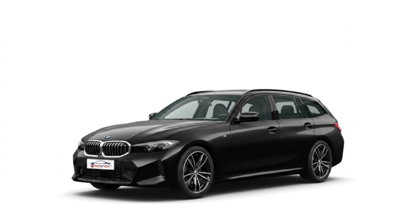 BMW Series 3 | Visione Frontale | Colore Nero Metallizzato