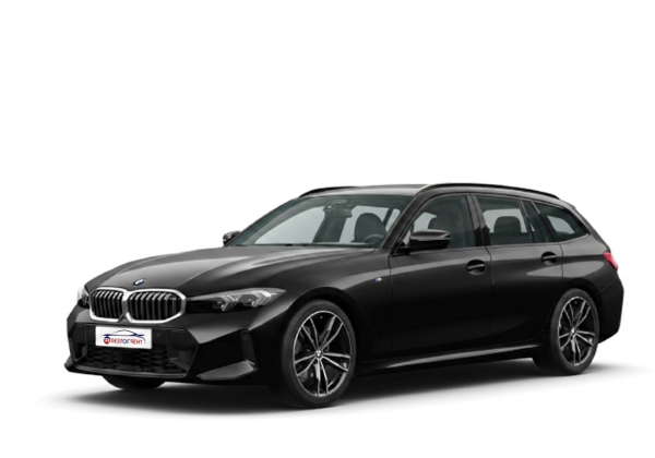 BMW Series 3 | Visione Frontale | Colore Nero Metallizzato