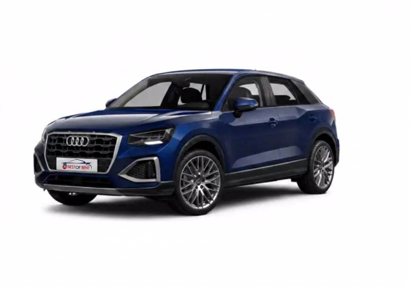 Audi Q2 2.0 | Visione Laterale | Colore Deep Blue
