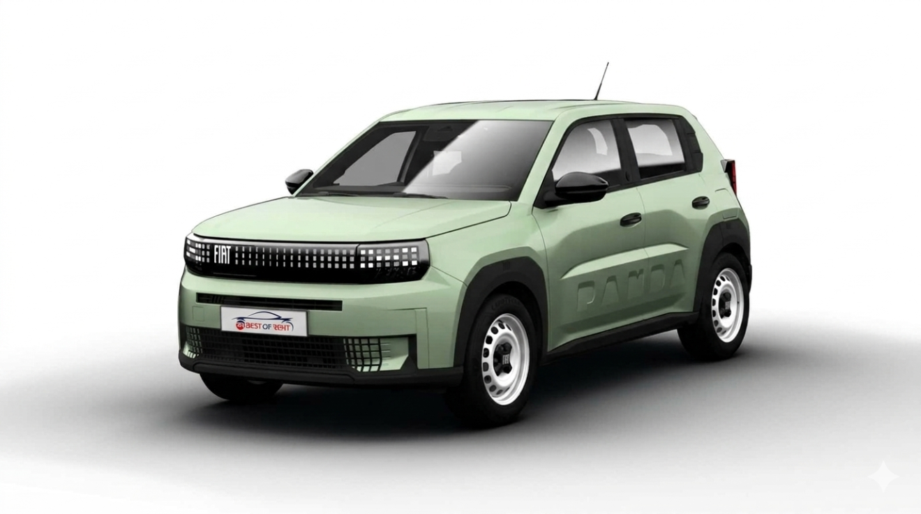 Fiat Grande Panda | Visione Frontale | Colore Verde Te