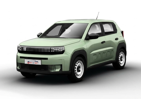 Fiat Grande Panda | Visione Frontale | Colore Verde Te