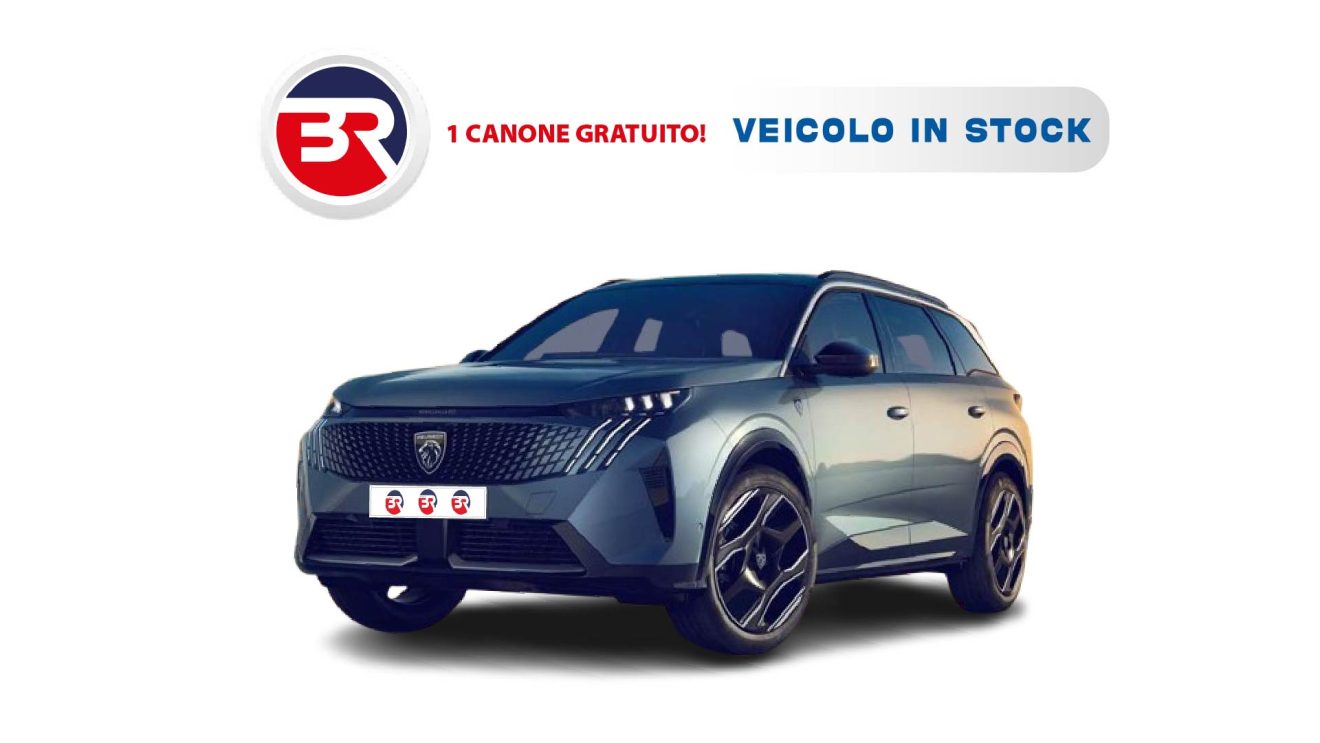 PROMO BEST OF RENT, 1 CANONE GRATUITO - PEUGEOT 5008 HYBRID 145 E-DCS6 ALLURE. SCOPRI L'OFFERTA!