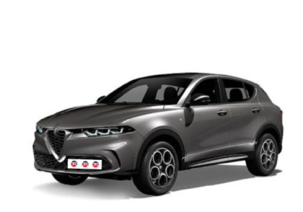 Alfa Romeo Tonale 1.6 Diesel 130 CV TCT6 Sprint | Colore Grigio metallizzato | Visione laterale