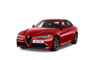 Alfa Romeo Giulia | Visione Frontale | Colore Rosso Metallizzato