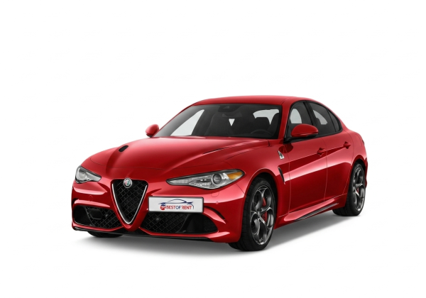 Alfa Romeo Giulia | Visione Frontale | Colore Rosso Metallizzato