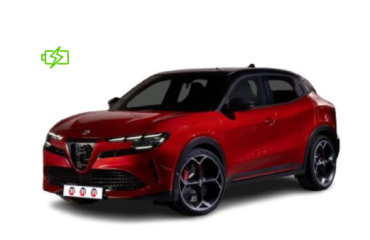 Alfa Romeo Junior 1 SPECIALE elettrica; Visione laterale; Colore Rosso