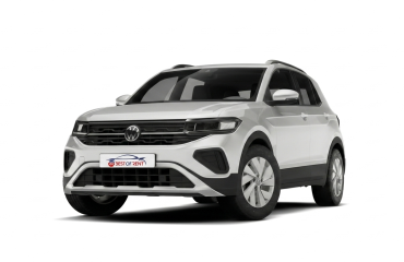 Volkswagen T-Cross 1.0 TSI Life 95 CV Volkswagen T-Cross | Visione Frontale | Colore Pure White
