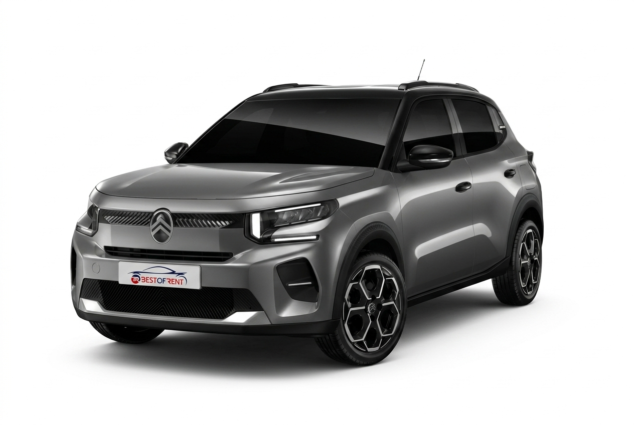 Citroën C3 Hybrid 110 CV Automatico Max | Visione Frontale | Colore Grigio Metallizzato