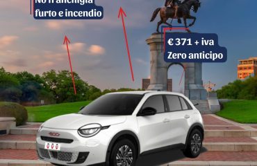 Fiat 600 1.2 Hybrid 110cv Business Sport Utility Vista laterale della Fiat 600 1.2 Hybrid – offerta noleggio a lungo termine privati