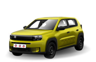 Fiat Grande Panda Benzina Business | Colore Giallo Limone | Visione Laterale