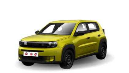Fiat Grande Panda Benzina | Colore Giallo Limone | Visione Laterale