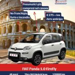 Vista laterale della Fiat Panda 1.0 Firefly – offerta noleggio a lungo termine privati