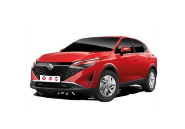 Nissan Qashqai 1.3 MHEV 158 Acenta Xtronic | Visione Laterale | Colore Rosso