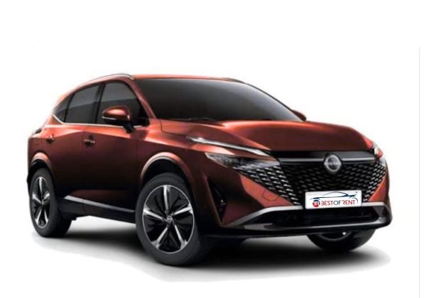 Nissan Qashqai 1.5 HEV e-Power N-connecta - Visione Laterale - Colore Bordeaux