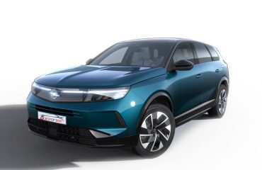 Opel Grandland Hybrid 145cv EDCT GS Opel Grandland Hybrid 145CV EDCT GS - Visione laterale - Colore Petrolio