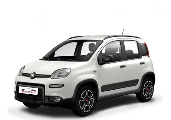 Panda 3 Icon Firefly 70 CV S&S con Visione Laterale - Colore Bianco Metallizzato