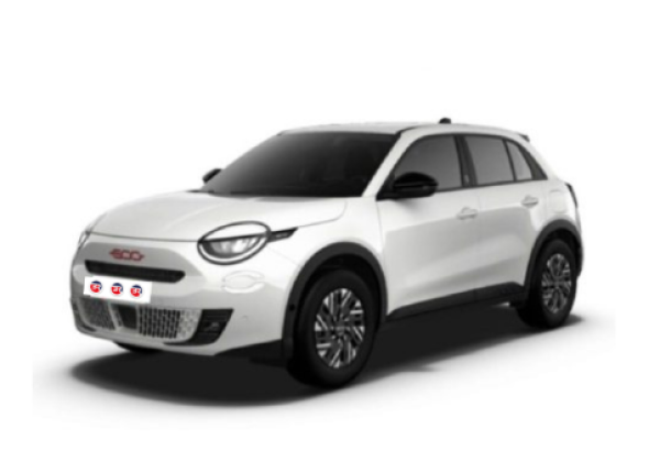 Fiat 600 1.2 MHEV DCT Pop | Colore Grigio Perla | Visione Laterale