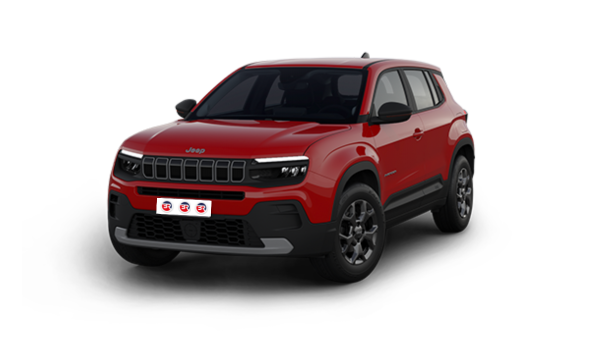 Jeep Avenger Jeep Avenger 1.2 MHEV e-Hybrid Turbo Altitude Sport | Visione Frontale | Colore Rosso