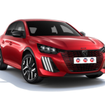 Peugeot 208 Allure Hybrid 145 e-DCS6 | Visione Frontale | Colore Rosso Metallizzato
