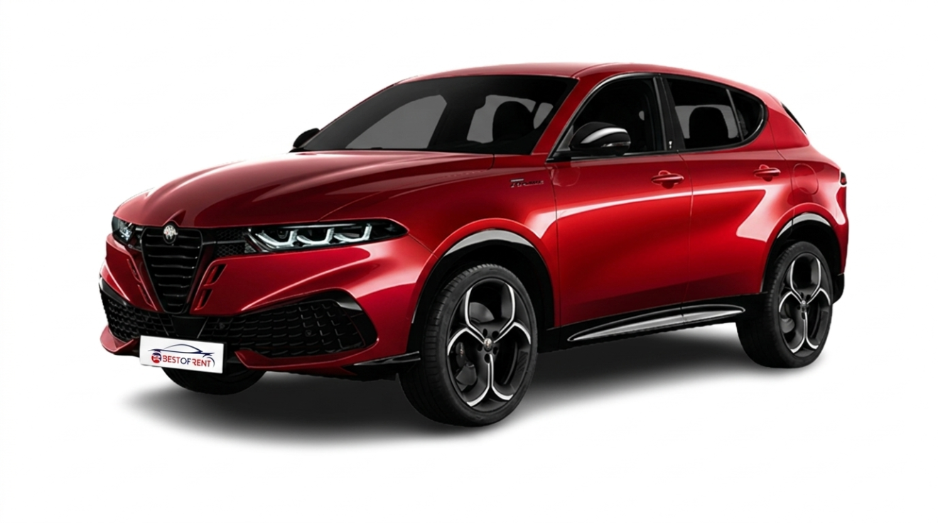 Alfa Romeo Tonale | Visione Laterale | Colore Rosso Metallizzato