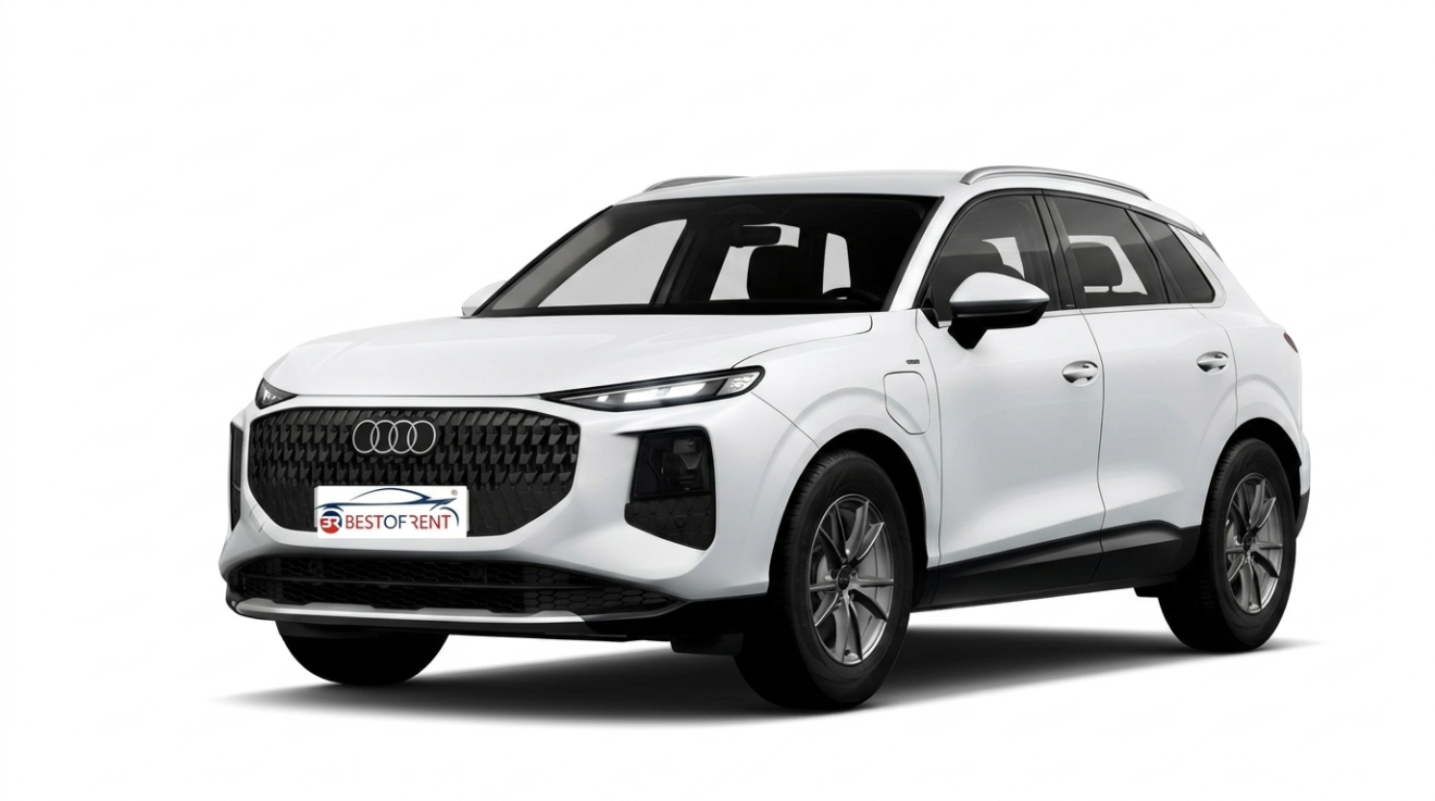 Audi Q3 S Tronic Business | Visione Laterale | Bianco Metallizzato