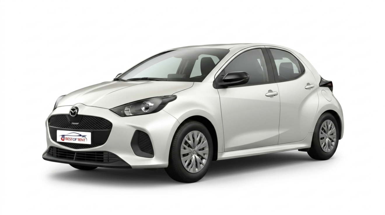 Mazda 2 1.5 | Visione Laterale | Colore Grigio Metallizzato
