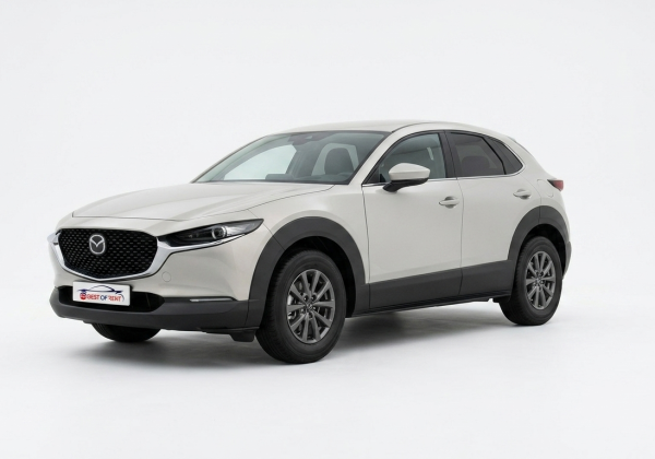 Mazda CX30 2.5 m-hybrid Prime Line 2wd 140CV 6 mt | Visione Laterale | Bianco Metallizzato