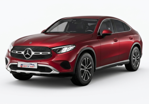 Mercedes Benz GLC Coupè | Visione Frontale | Rosso Metallizzato