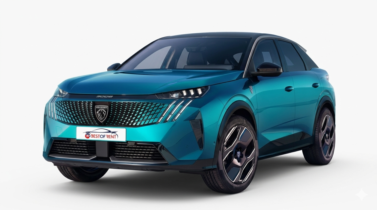 Peugeot 3008 Plug-In Hybrid | Visione Frontale | Colore Blu Obsession
