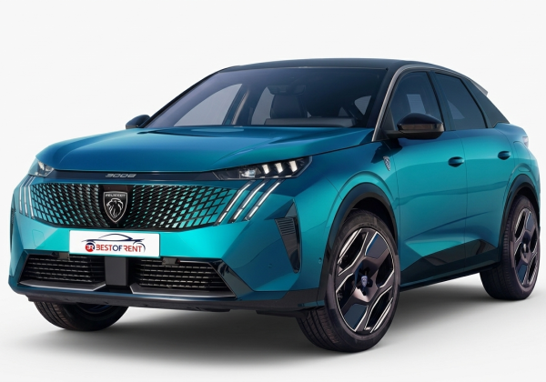 Peugeot 3008 Plug-In Hybrid | Visione Frontale | Colore Blu Obsession