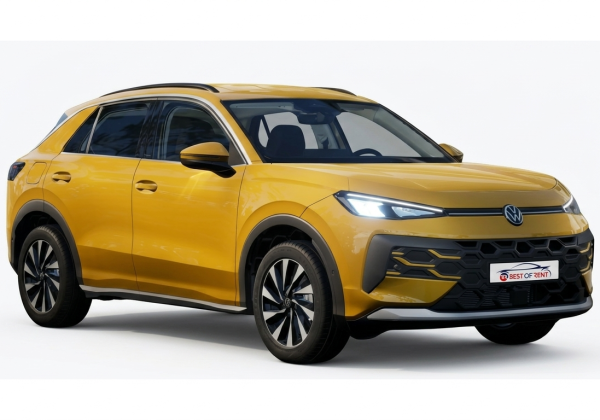Volkswagen T-Roc | Visione Laterale | Colore Giallo Curcuma Metallizzato