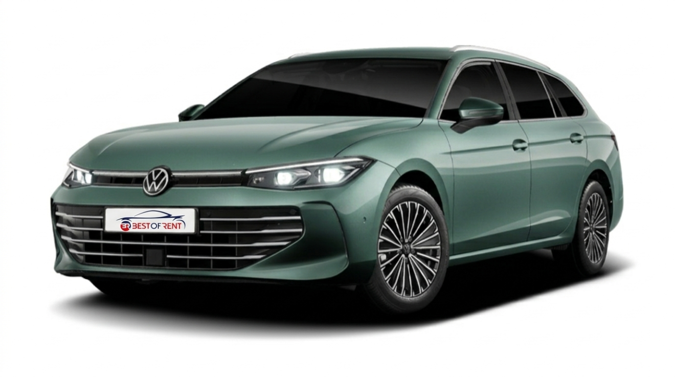 Volkswagen Passat | Visione Frontale | Verde Cipresso Metallizzato