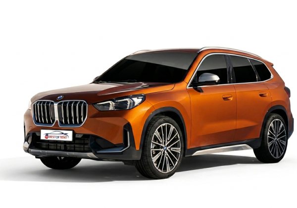 BMW X1 xDrive 25d MSport DCT | Visione Laterale | Colore Arancione Metallizzato
