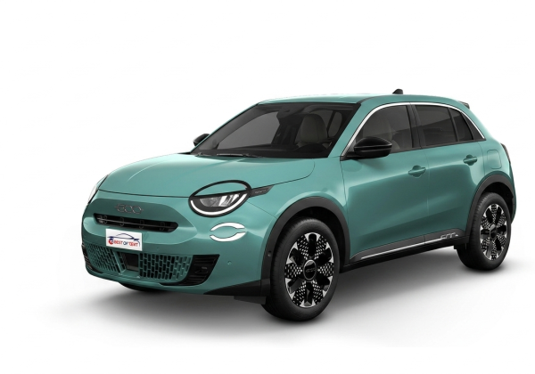 Fiat 600 Icon | Visione Laterale | Colore Verde Mare d'Italia