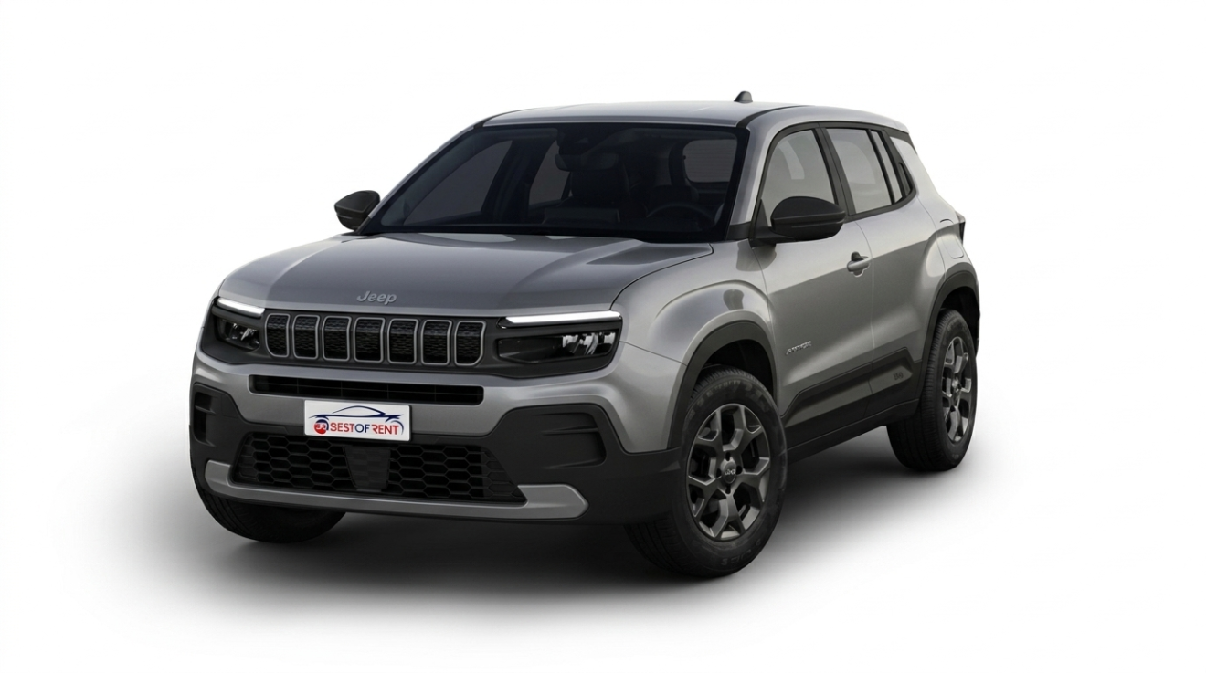Jeep Avenger 1.2 Turbo Longitude | Visione Frontale | Colore Grigio Metallizzato