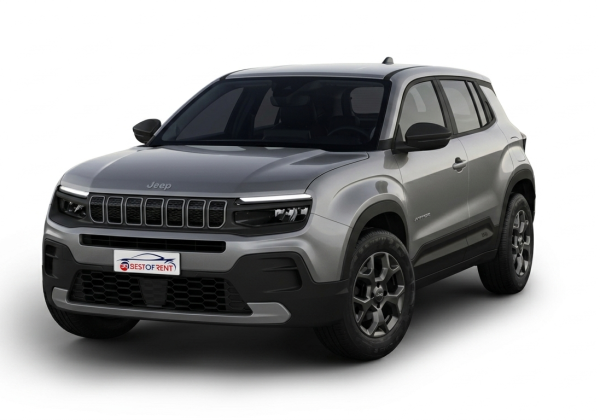 Jeep Avenger 1.2 Turbo Longitude | Visione Frontale | Colore Grigio Metallizzato