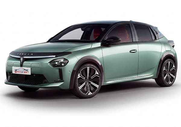 Lancia Y4 | Visione Laterale | Colore Verde Salvia Metallizzato
