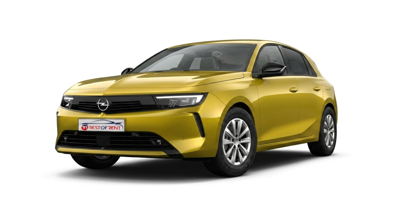 Opel Astra 6 ST | Visione Frontale | Colore Kult Yellow Metallizzato