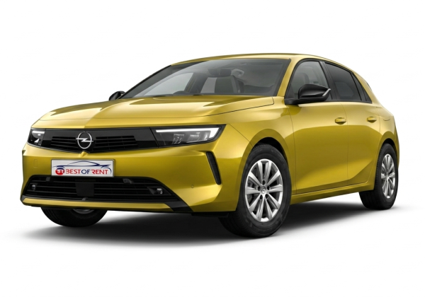 Opel Astra 6 ST | Visione Frontale | Colore Kult Yellow Metallizzato
