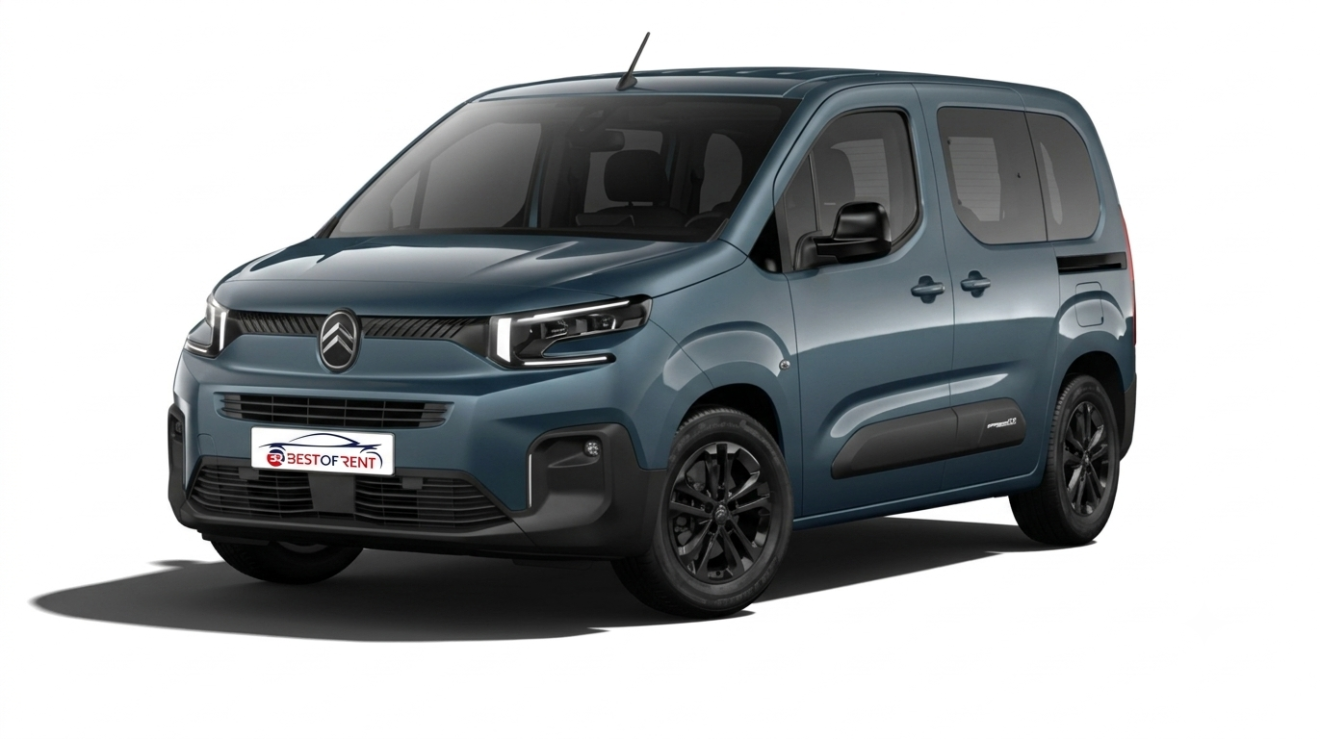 Citroën Berlingo 100 KW | Visione Laterale | Colore Blu-grigio metallizzato