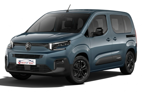 Citroën Berlingo 100 KW | Visione Laterale | Colore Blu-grigio metallizzato