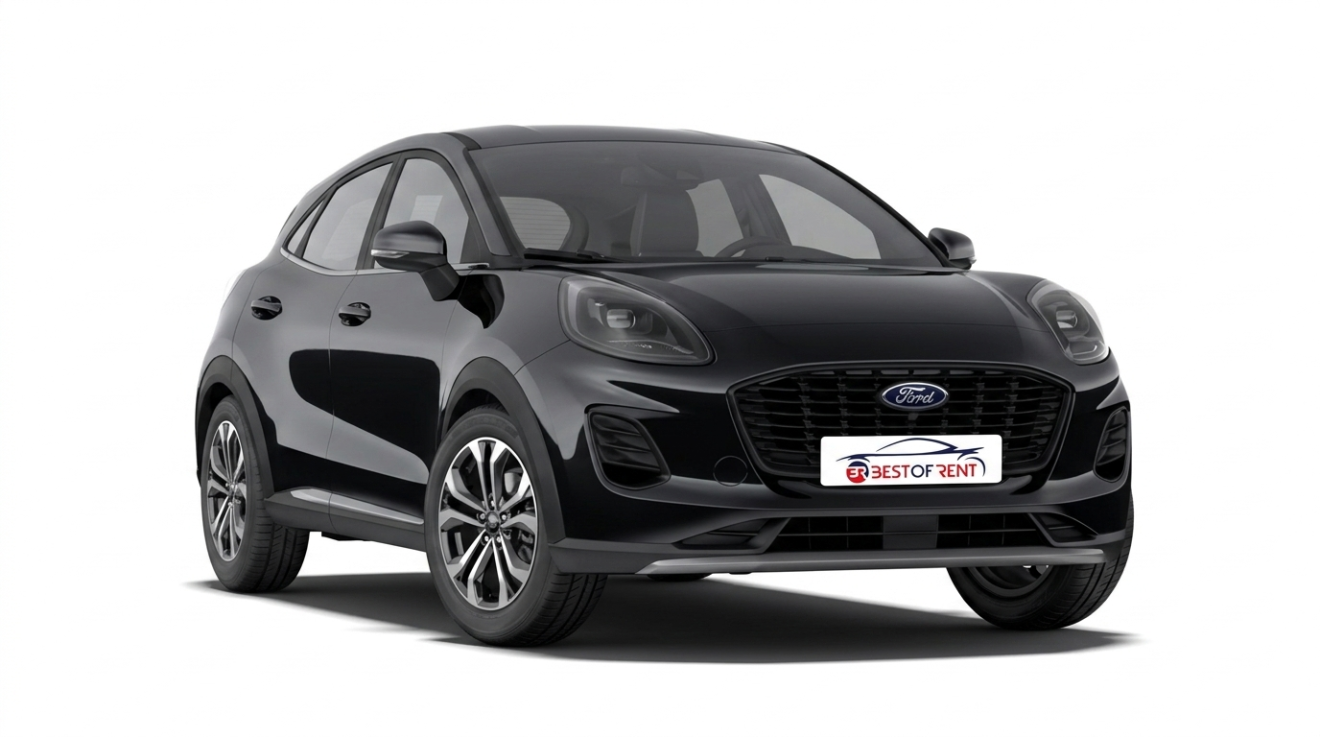 Ford Puma | Visione Frontale | Colore Nero Metallizzato