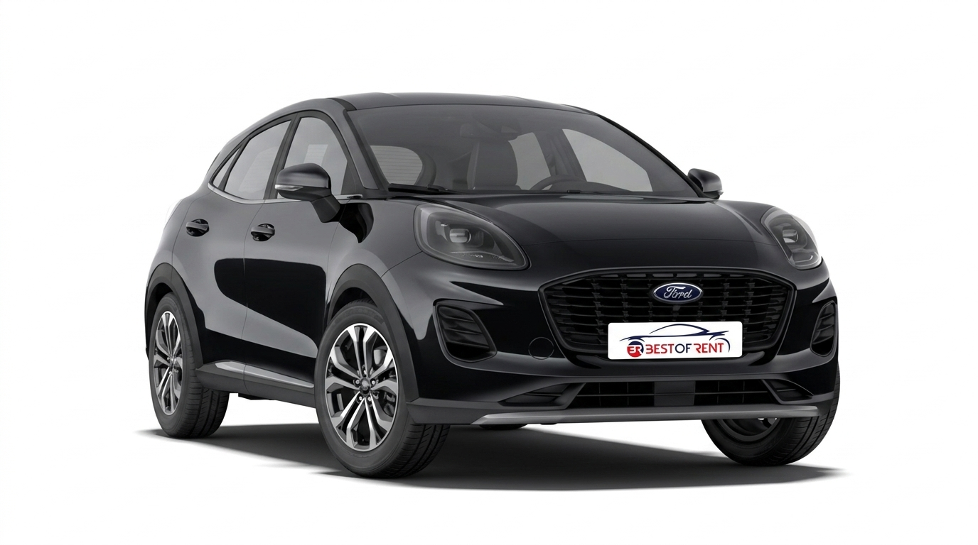 Ford Puma 1.0 Ecoboost Hybrid 125 CV Titanium N1 Ford Puma | Visione Frontale | Colore Nero Metallizzato