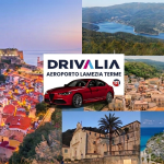 Grafica Itinerario in Calabria in auto | immagini 5 tappe da visitare in Calabria