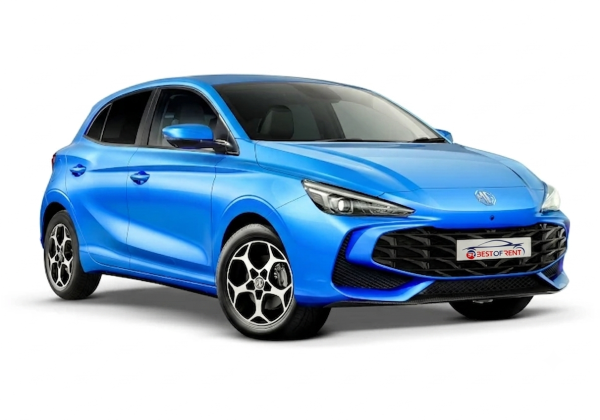 MG3 1.5 Hybrid+ Luxury | Visione Laterale | Colore Azzurro