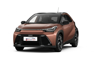 Toyota Aygo X Hybrid | Visione Frontale | Colore Bronzo Metallizzato