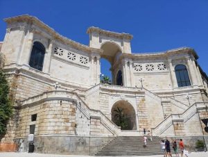 Vista del Bastione di Saint Remy nel Quartiere Castello di Cagliari