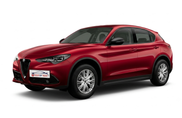 Alfa Romeo Stelvio 2.2 | Visione Laterale | Rosso Metallizzato