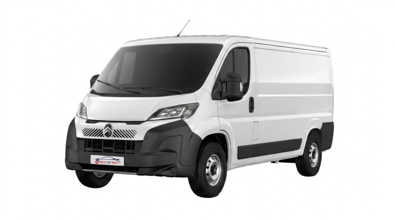 Citroën Jumper | Visione Frontale | Colore Bianco Metallizzato